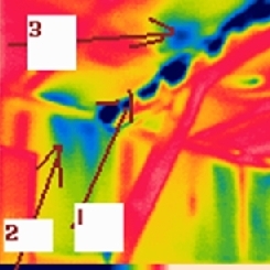 obrázek 27 - termogram vestavby podkroví